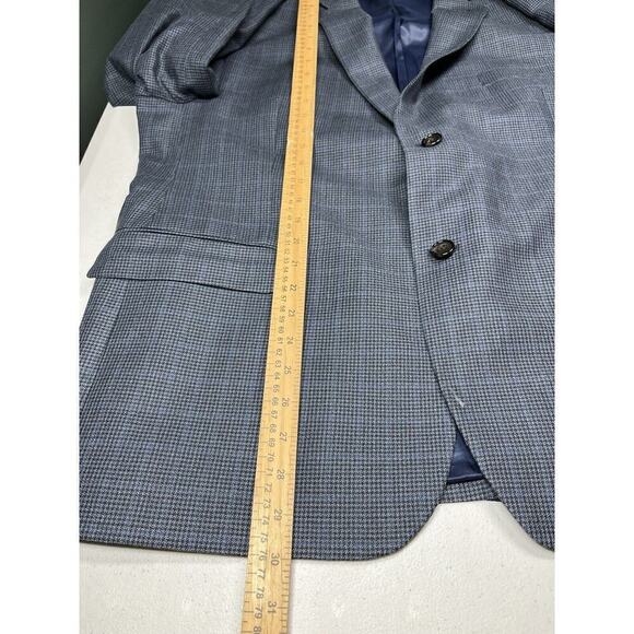 Lauren Ralph Lauren Wool Silk Blend Button Front Suit Coat Blazer Mens 44S - Picture 4 of 9